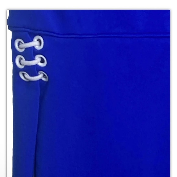 Vector Wear Juniors Redline Extreme Workout Pants Exercise Sz 0 Blue Red Nylon - Picture 3 of 11